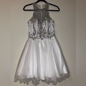 Used once white dress.